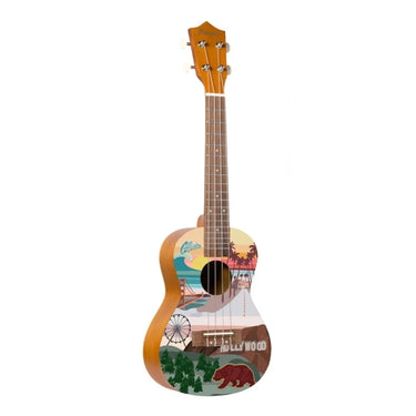 Ukulele Concierto Bamboo Bu-23 California Ukelele Con Funda